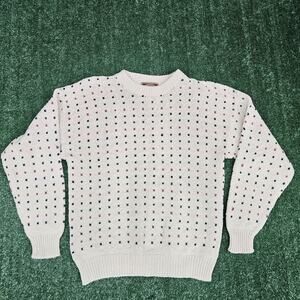 C.J. COTTON COMPANY Sweater Men’s Medium Made In USA EUC